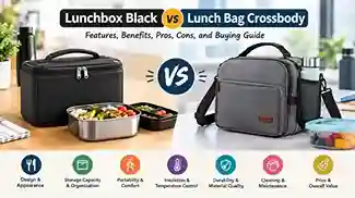 Lunchbox Black vs Lunch Bag Crossbody