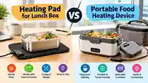 Heating Pad for Lunch Box vs Portable Food Heating Device